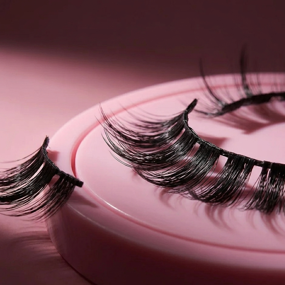 Magnetic Glam Lashes — No Glue Natural Fluffy Look